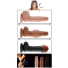 8.5"" Real Extreme Dildo Flesh