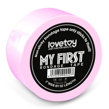 My First Non Sticky Bondage Tape Pink