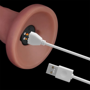 8 Vibrating Dual Density Power Cock