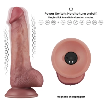 8.5 Vibrating Dual Density Power Cock