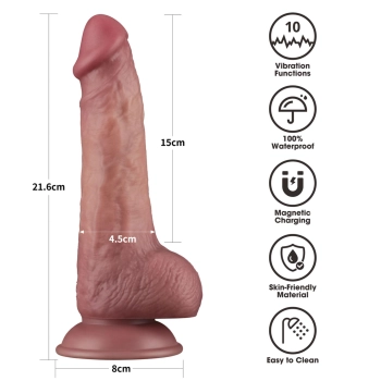 8.5 Vibrating Dual Density Power Cock