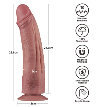 10.5 Vibrating Dual Density Power Cock