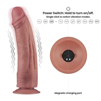 10.5 Vibrating Dual Density Power Cock