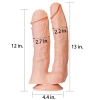12 Realistic Mega Double Dildo