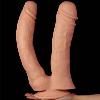 12 Realistic Mega Double Dildo