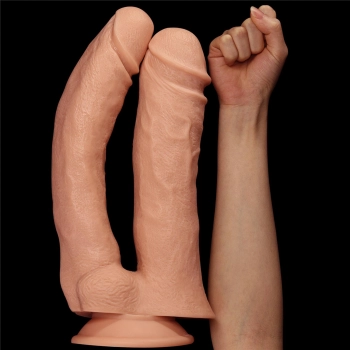12 Realistic Mega Double Dildo