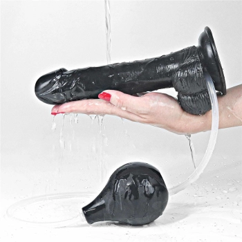 9 Squirt Extreme Dildo - Black
