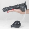 10 Squirt Extreme Dildo - Black