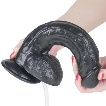 10 Squirt Extreme Dildo - Black