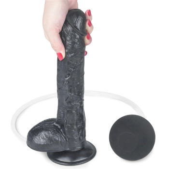 10 Squirt Extreme Dildo - Black