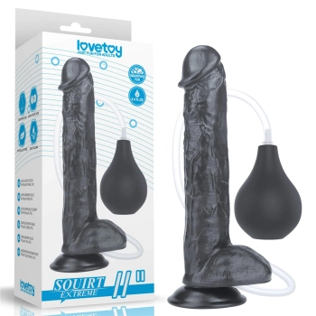 11 Squirt Extreme Dildo - Black