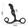 Masażer prostaty silikonowy Lovetoy czarny 8,9 cm
