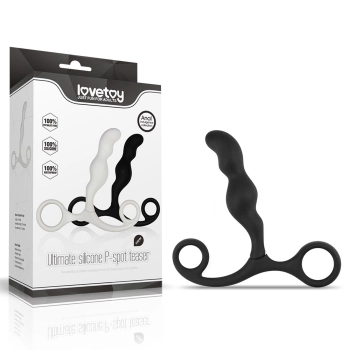 Masażer prostaty silikonowy Lovetoy czarny 8,9 cm