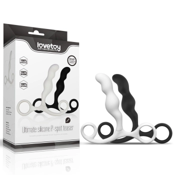 Masażer prostaty silikonowy Lovetoy czarny 8,9 cm