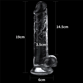Flawless Clear Dildo 7.5