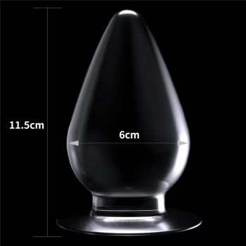Flawless Clear Anal Plug 4.5