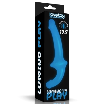 Podwójne dildo świecące Lumino Play Lovetoy 27 cm