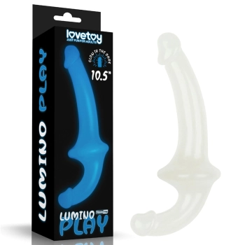 Podwójne dildo świecące Lumino Play Lovetoy 27 cm
