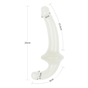 Podwójne dildo świecące Lumino Play Lovetoy 27 cm