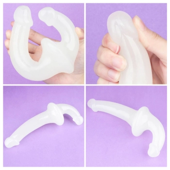 Podwójne dildo świecące Lumino Play Lovetoy 27 cm