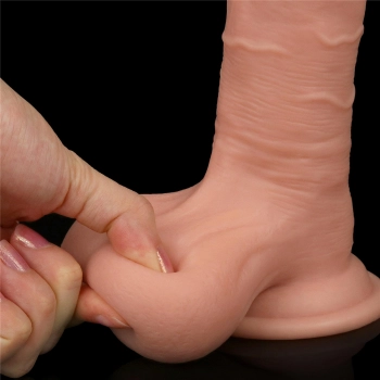 7.8 Sliding Skin Dual Layer Dong - Whole Testicle