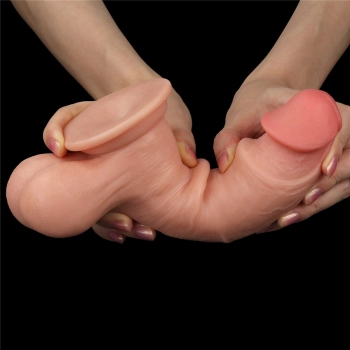 7.8 Sliding Skin Dual Layer Dong - Whole Testicle