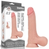 8.5 Sliding Skin Dual Layer Dong - Whole Testicle