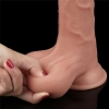 9.5 Sliding Skin Dual Layer Dong - Whole Testicle