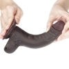 7 Sliding Skin Dual Layer Dong - Black