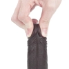 7 Sliding Skin Dual Layer Dong - Black