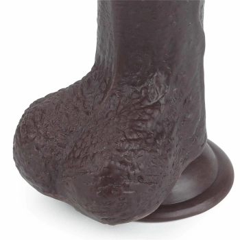 7 Sliding Skin Dual Layer Dong - Black