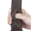 9 Sliding Skin Dual Layer Dong - Black