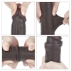 9 Sliding Skin Dual Layer Dong - Black