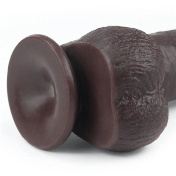 9 Sliding Skin Dual Layer Dong - Black