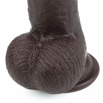 9 Sliding Skin Dual Layer Dong - Black