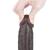 9.0 Sliding Skin Dual Layer Dong - Black