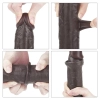 9.0 Sliding Skin Dual Layer Dong - Black