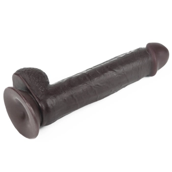 9.0 Sliding Skin Dual Layer Dong - Black