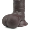 7.8 Sliding Skin Dual Layer Dong - Whole Testicle (Black)
