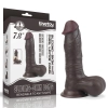 7.8 Sliding Skin Dual Layer Dong - Whole Testicle (Black)