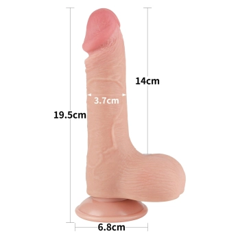 7.5 Sliding Skin Dual Layer Dong Flesh