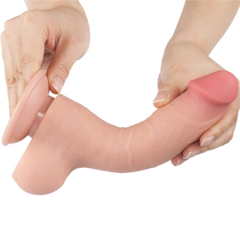 8 Sliding Skin Dual Layer Dong Flesh