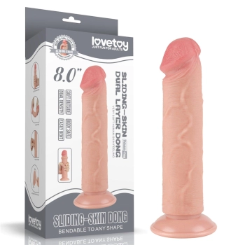 8 Sliding Skin Dual Layer Dong Flesh