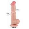 Dildo realistyczne z przesuwającą się skórą Lovetoy 20 cm