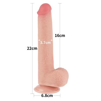 9 Sliding Skin Dual Layer Dong Flesh