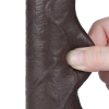 7 Sliding Skin Dual Layer Dong Black