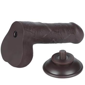 7 Sliding Skin Dual Layer Dong Black