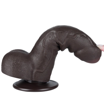 7 Sliding Skin Dual Layer Dong Black
