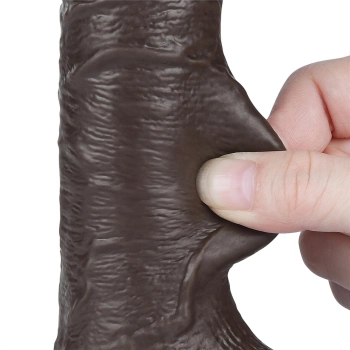7.5 Sliding Skin Dual Layer Dong Black