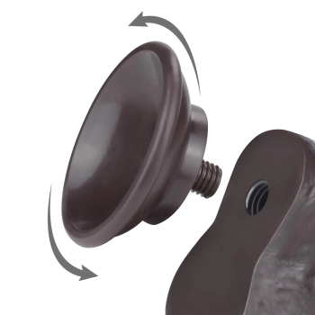 8 Sliding Skin Dual Layer Dong Black
